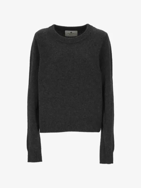 ribbed-trim crew-neck sweater by PEUTEREY