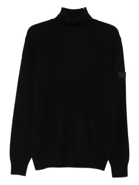 roll neck patch-pocket sweater by PEUTEREY