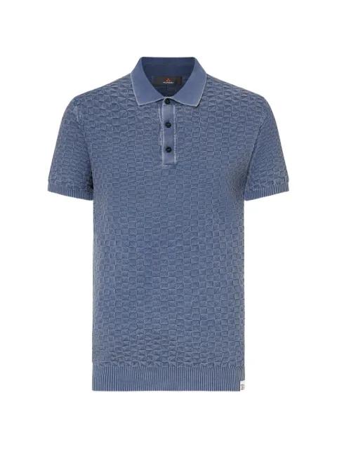 textured polo shirt by PEUTEREY