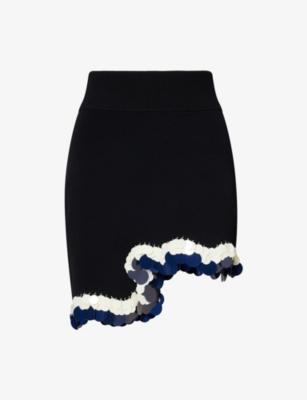 Casey Sequinned Stretch-Knit Mini Skirt by PH5