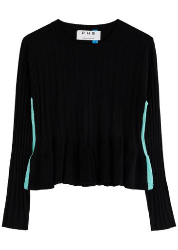 Dakota ribbed-knit top by PH5