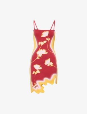 Lyndon Wavy-Hem Stretch-Knit Mini Dress by PH5