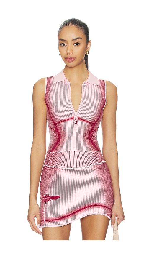 PH5 Gen 11 Compression Court Top in Red,Pink by PH5