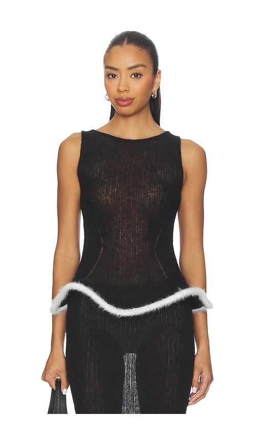 PH5 Hadden Alpaca Tank Top in Black by PH5