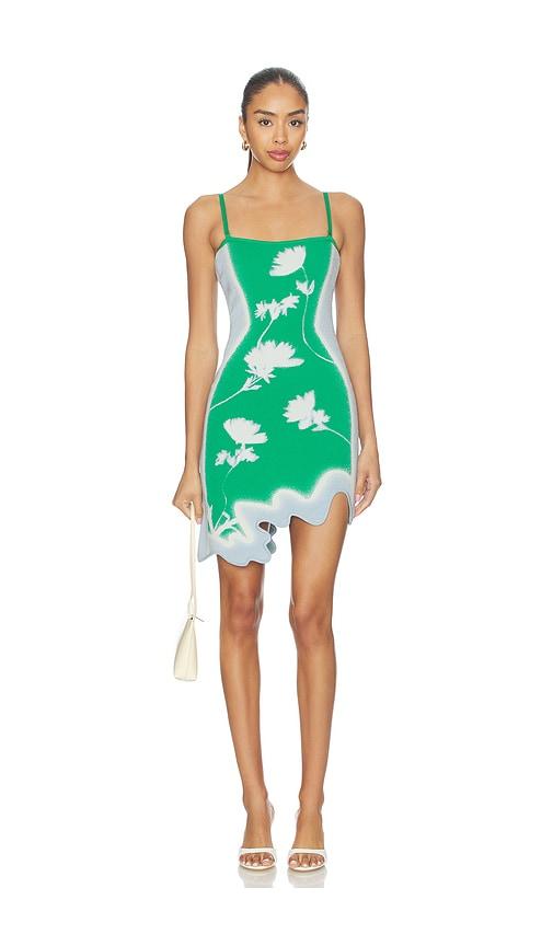 PH5 Lyndon Wavy Mini Dress in Green by PH5