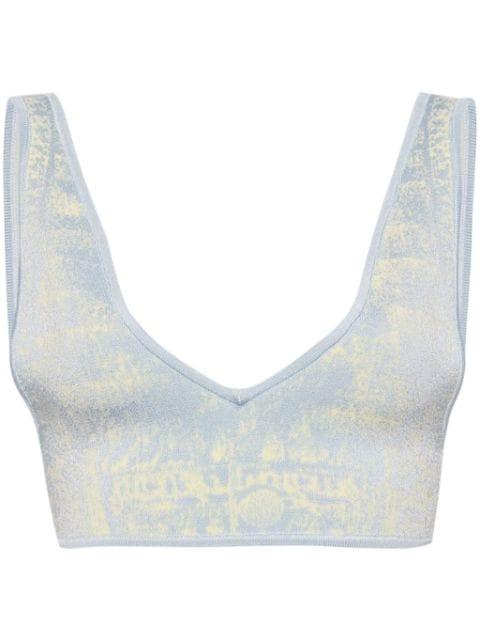fake denim bra-style top by PH5