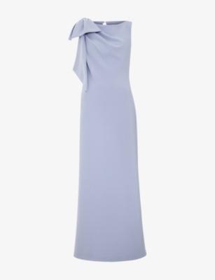 Alana Bow Stretch-Woven Maxi Dress by PHASE EIGHT