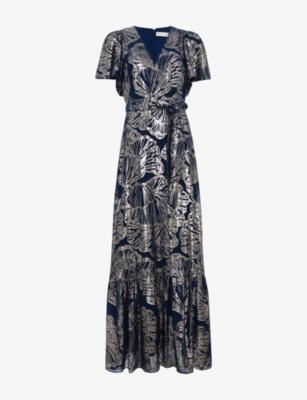 Azale Filcoupe Tie-Waist Woven Maxi Dress by PHASE EIGHT
