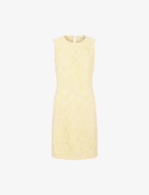 Bryony Lace-Embroidered Woven Shift Mini Dress by PHASE EIGHT