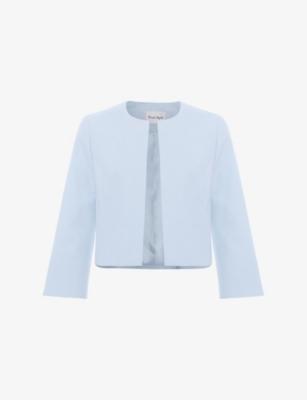 Elizabeth Collarless Cotton-Blend Jacket by PHASE EIGHT