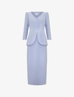 Gabriela V-Neck Woven Midi Dress by PHASE EIGHT