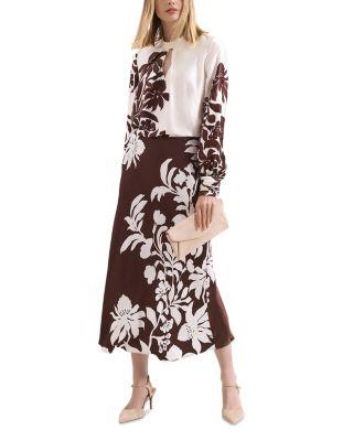 Hattie Satin Skirt by PHASE EIGHT