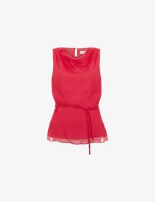 Hazel Tie-Waist Silk Blouse by PHASE EIGHT