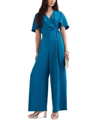 Julissa Blue Wide Leg Jumpsuit by PHASE EIGHT