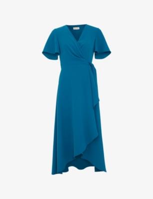 Julissa Wrap-Front Woven Midi Dress by PHASE EIGHT
