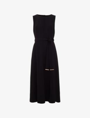Marta Belted-Waist Woven Midi Dress by PHASE EIGHT