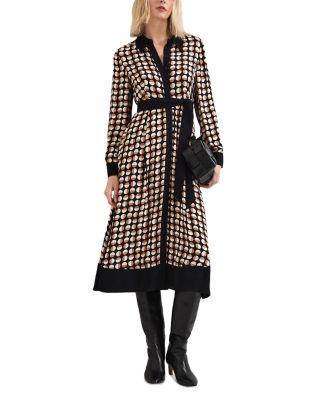 Naomi Spot Shirt Midi Dress by PHASE EIGHT