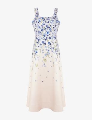 Orla Floral-Print Woven Midi Dress by PHASE EIGHT