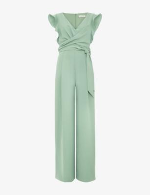 Petite Ayla Wide-Leg Woven Jumpsuit by PHASE EIGHT