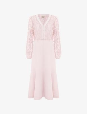Petite Ayumi Stretch-Woven Midi Dress by PHASE EIGHT