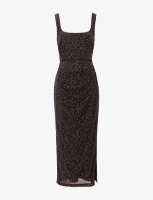 Suki Stud-Embellished Stretch-Woven Midi Dress by PHASE EIGHT
