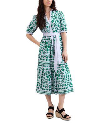 Trinity Heart and Floral Midi Shirt Dress by PHASE EIGHT