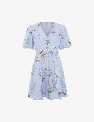 Velma Floral-Print Cotton Mini Dress by PHASE EIGHT