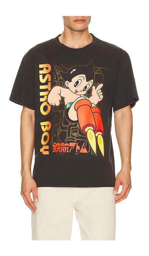 Philcos Astro Boy Fly Tee in Black by PHILCOS