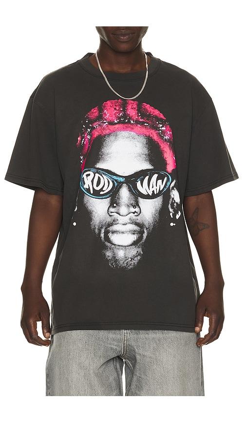 Philcos Dennis Rodman Create Havoc Tee in Black by PHILCOS