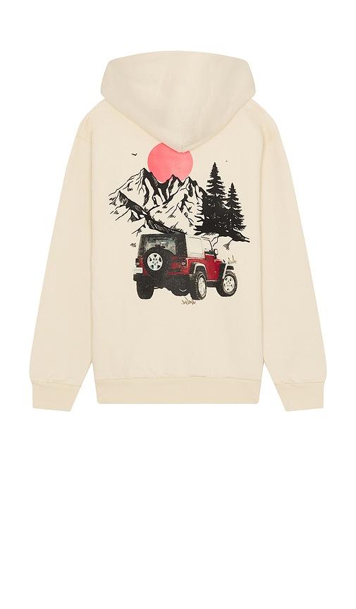 Philcos Jeep Forest Hoodie in Cream by PHILCOS