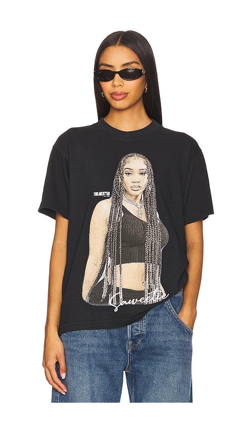 Philcos Saweetie Jumbo Tee in Black by PHILCOS