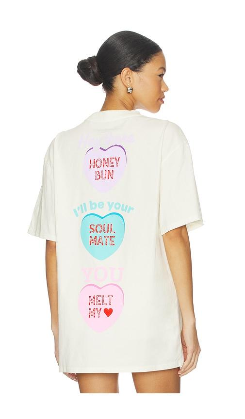 Philcos Sweethearts Hey There Tee in Cream by PHILCOS