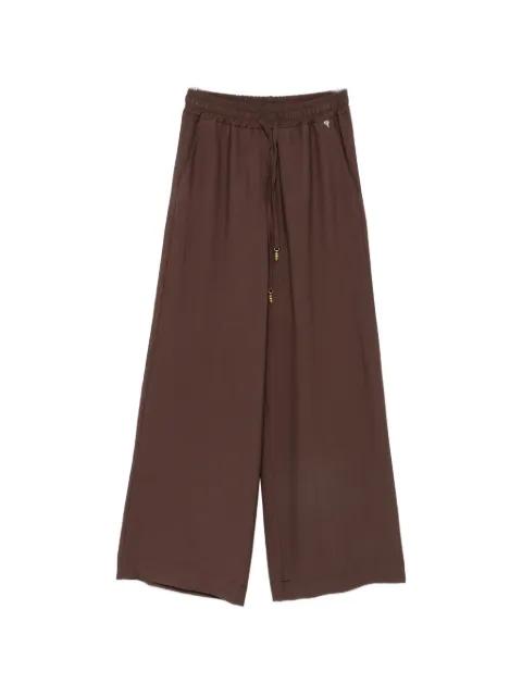 drawstring wide-leg trousers by PHILIA LOFT