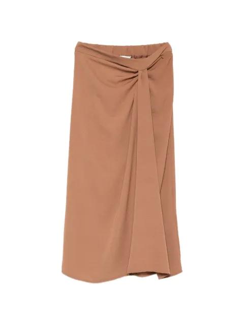 knot midi skirt by PHILIA LOFT
