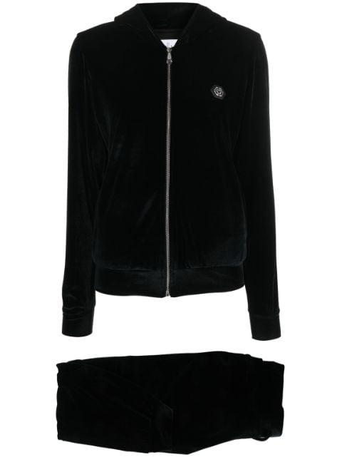 3D Skull velvet tracksuit (set of two) by PHILIPP PLEIN