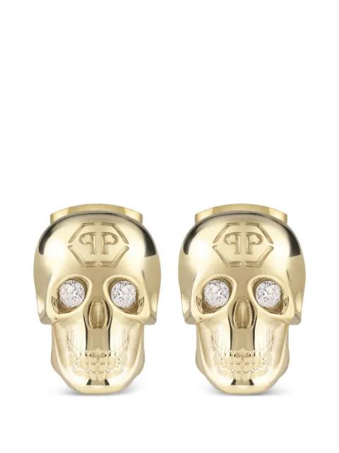 3D skull earrings by PHILIPP PLEIN
