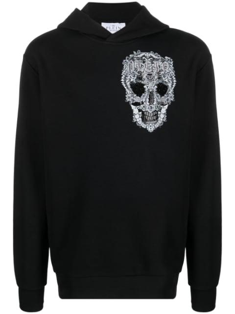 Baroque Skull cotton hoodie by PHILIPP PLEIN