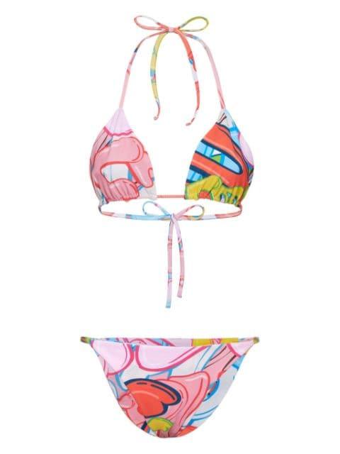 Bombing Graffiti bikini by PHILIPP PLEIN