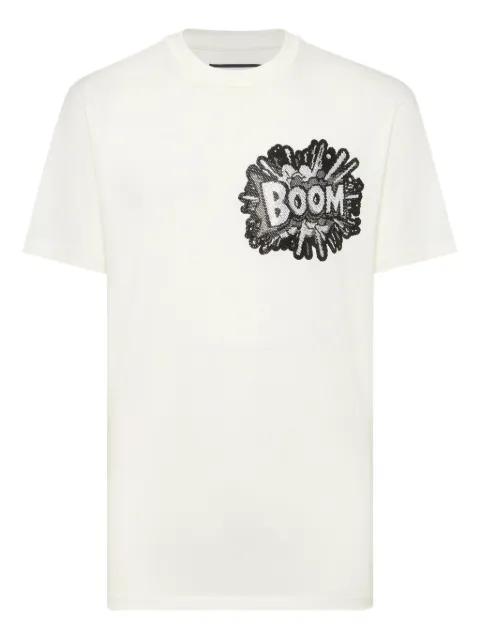Boom sequin-embellished T-shirt by PHILIPP PLEIN