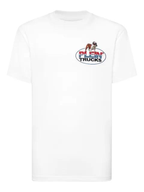Bulldog logo-print T-shirt by PHILIPP PLEIN