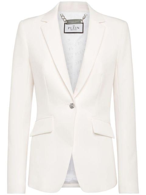 Cady LS Crystal Skull blazer by PHILIPP PLEIN