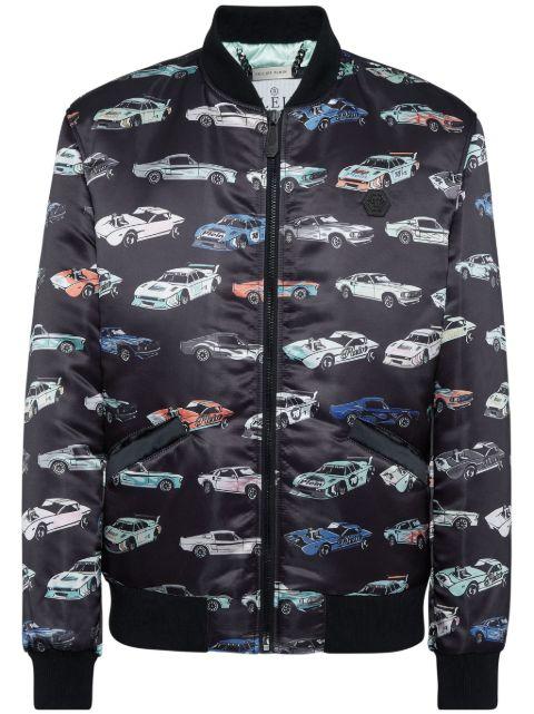 Cars Racing bomber jacket by PHILIPP PLEIN