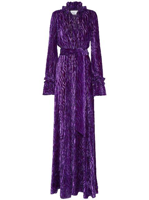 Chiffon Gipsy devoré-effect dress by PHILIPP PLEIN