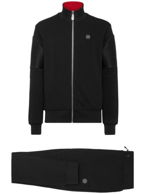 Constructed cotton tracksuit (set of two) by PHILIPP PLEIN