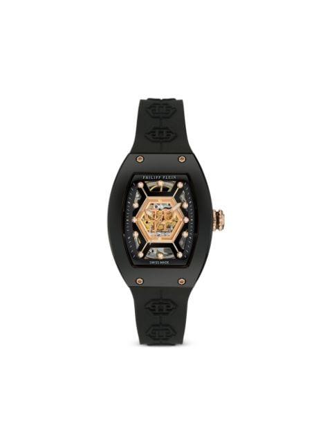 Crypto Queen Noire Galaxy 55mm watch by PHILIPP PLEIN