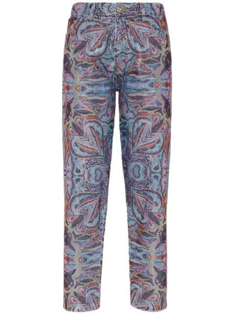 Crystal Circus cropped jeans by PHILIPP PLEIN