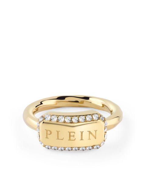 Crystal Tag ring by PHILIPP PLEIN