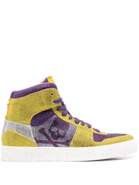 Crystall Skull high-top sneakers by PHILIPP PLEIN