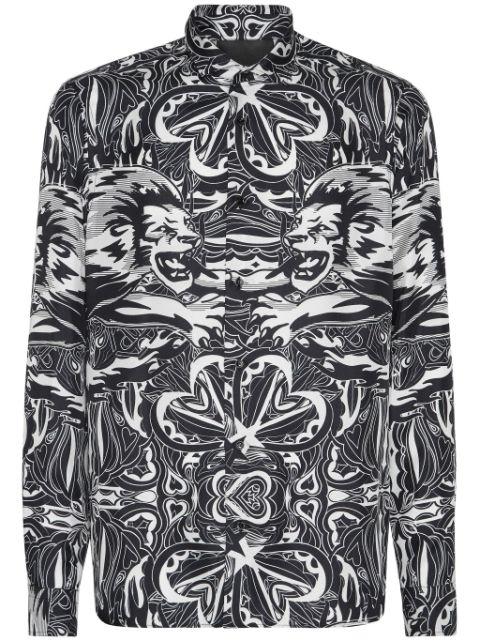 Dandy Lion Circus silk shirt by PHILIPP PLEIN