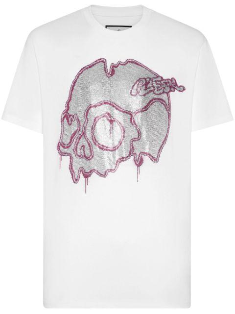 Dripping Skull cotton T-shirt by PHILIPP PLEIN